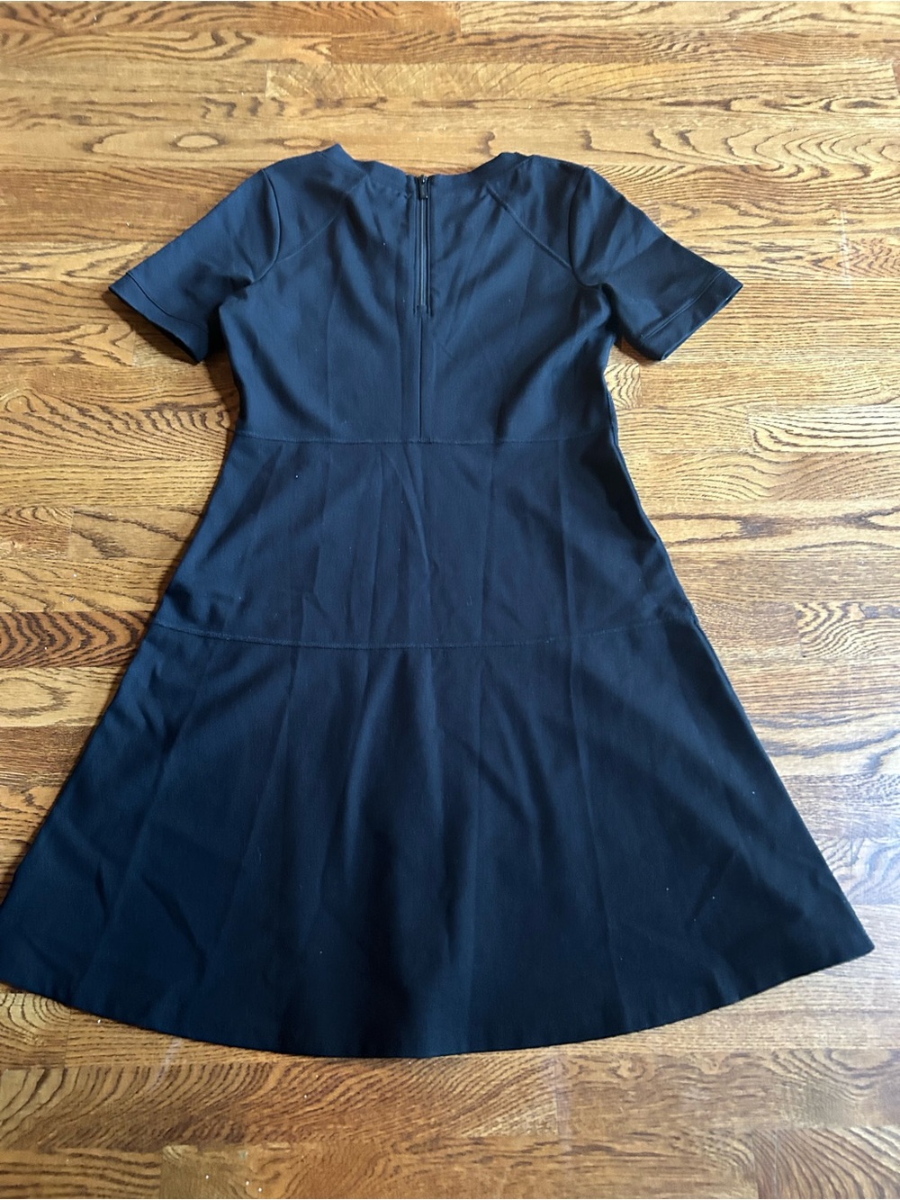 Athleta Black Athleisure Fit & Flare Dress Medium | Sporty Chic - Picture 6 of 6